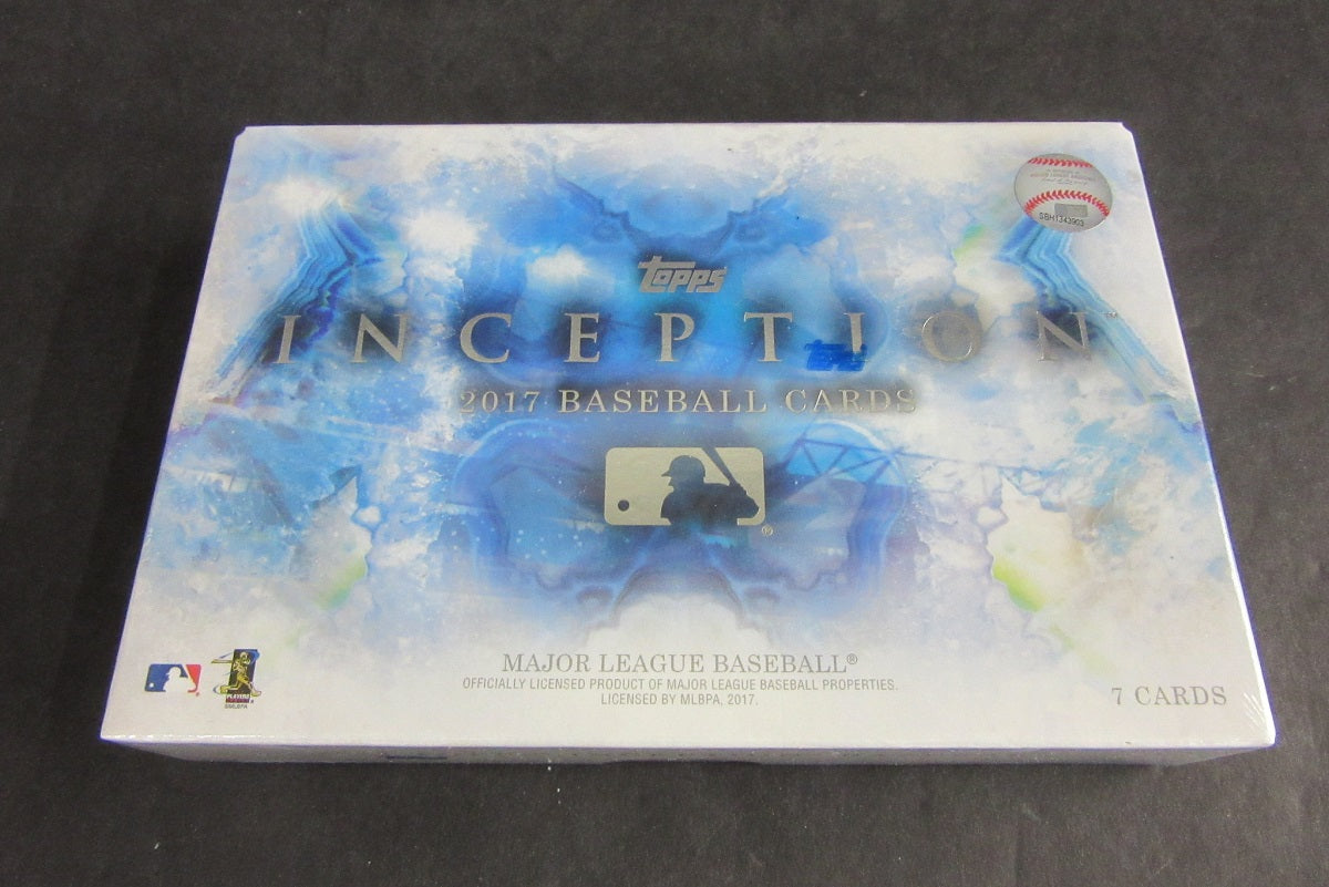 2017 Topps Inception Baseball Box (Hobby)