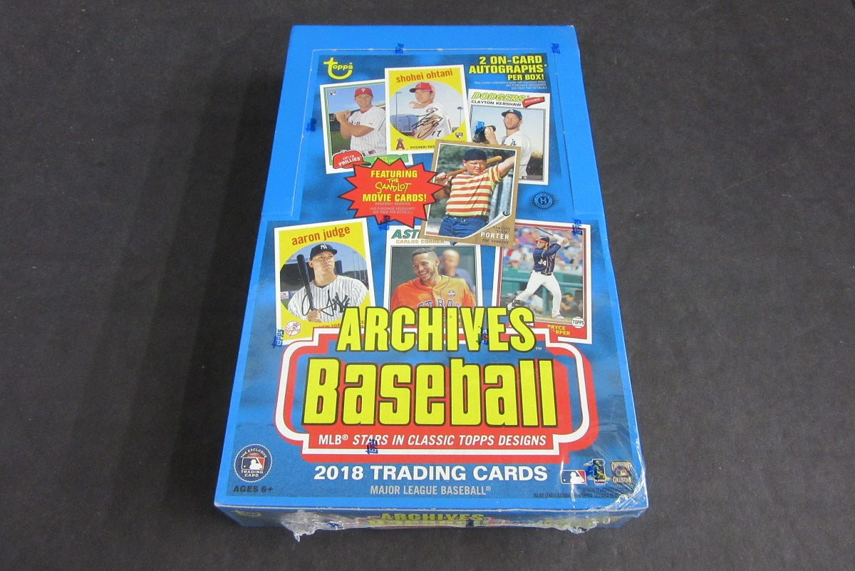 2018 Topps Archives Baseball Box (Hobby)