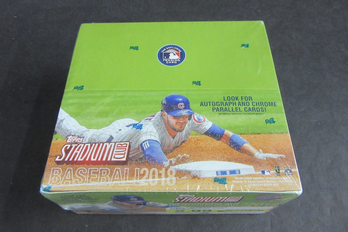 2018 Topps Stadium Club Baseball Box (Retail)