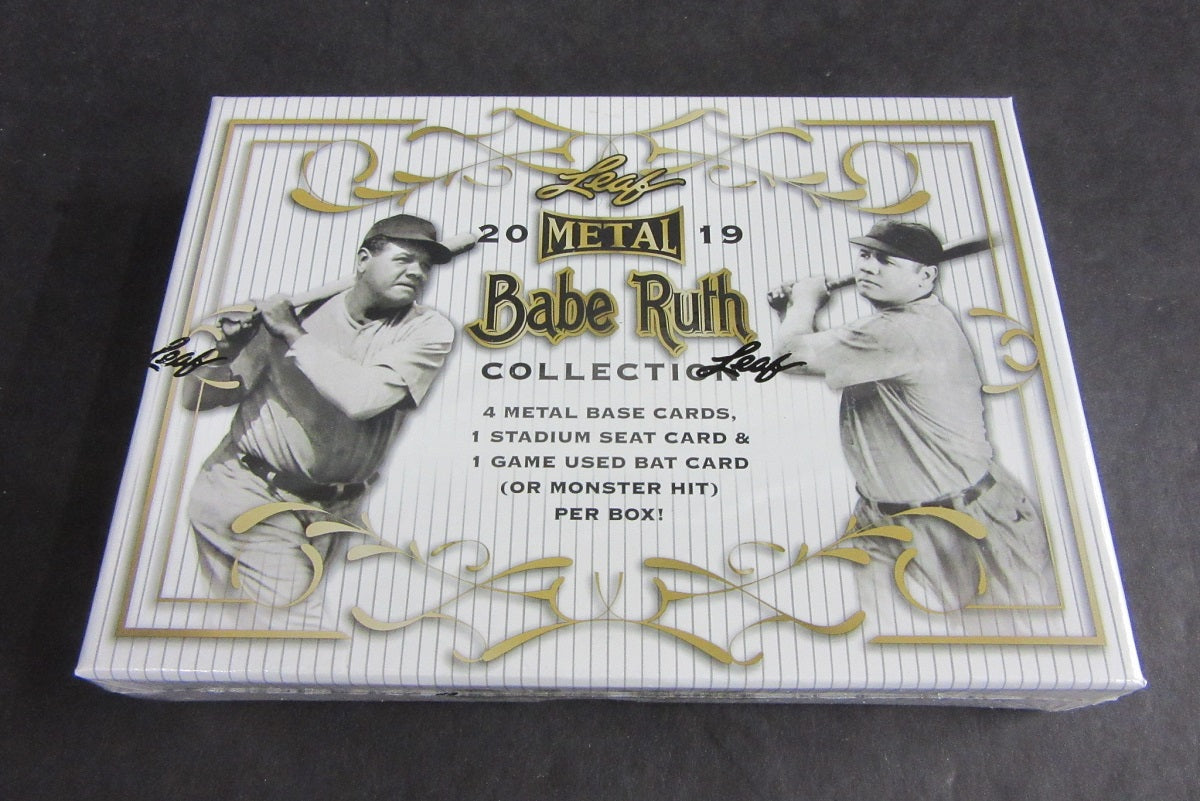 2019 Leaf Metal Babe Ruth Collection Baseball Box