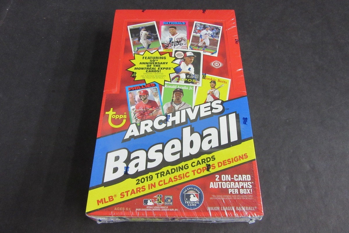 2019 Topps Archives Baseball Box (Hobby)