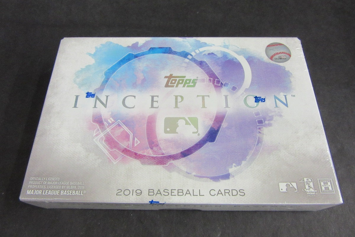 Topps Product Inception 2019 Topps Inception Baseball Box (Hobby) – Baseball Card Exchange