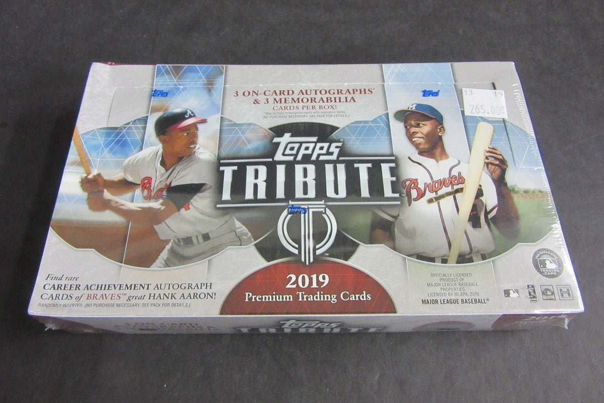 2019 Topps Tribute Baseball Box (Hobby)