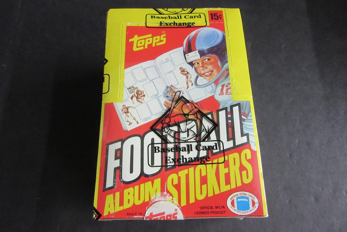1981 Topps Football Album Stickers Unopened Box (BBCE)