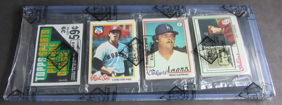 1978 Topps Baseball Unopened Rack Pack (Fisk / Fingers)