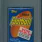 1984 Topps Football Unopened Wax Pack PSA 8