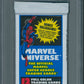 1990 Impel Marvel Universe Unopened Series 1 Pack Spiderman PSA 8