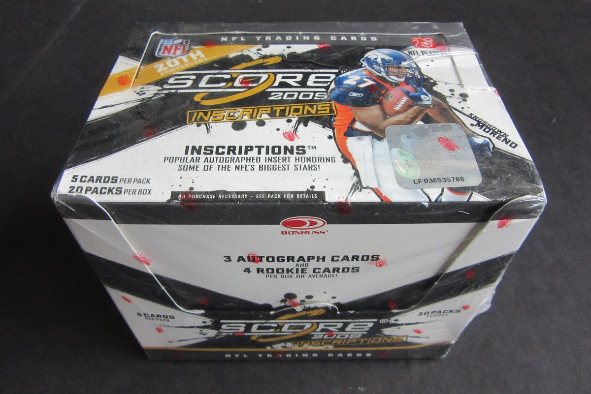 2009 Score Inscriptions Football Box (Hobby)