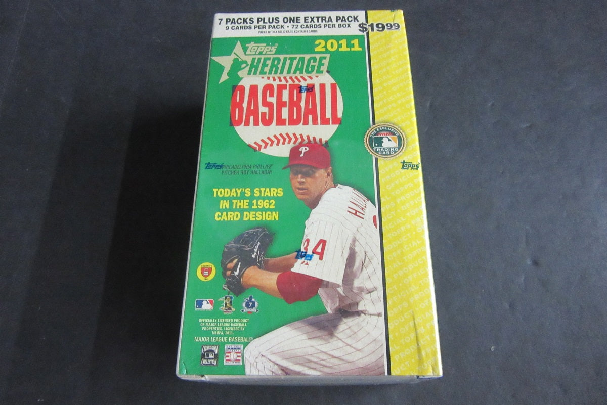 2011 Topps Heritage Baseball Blaster Box (8/9)