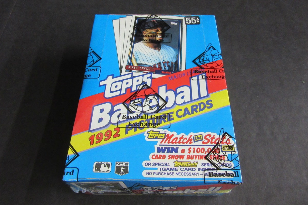 1992 Topps Baseball Unopened Box (FASC)