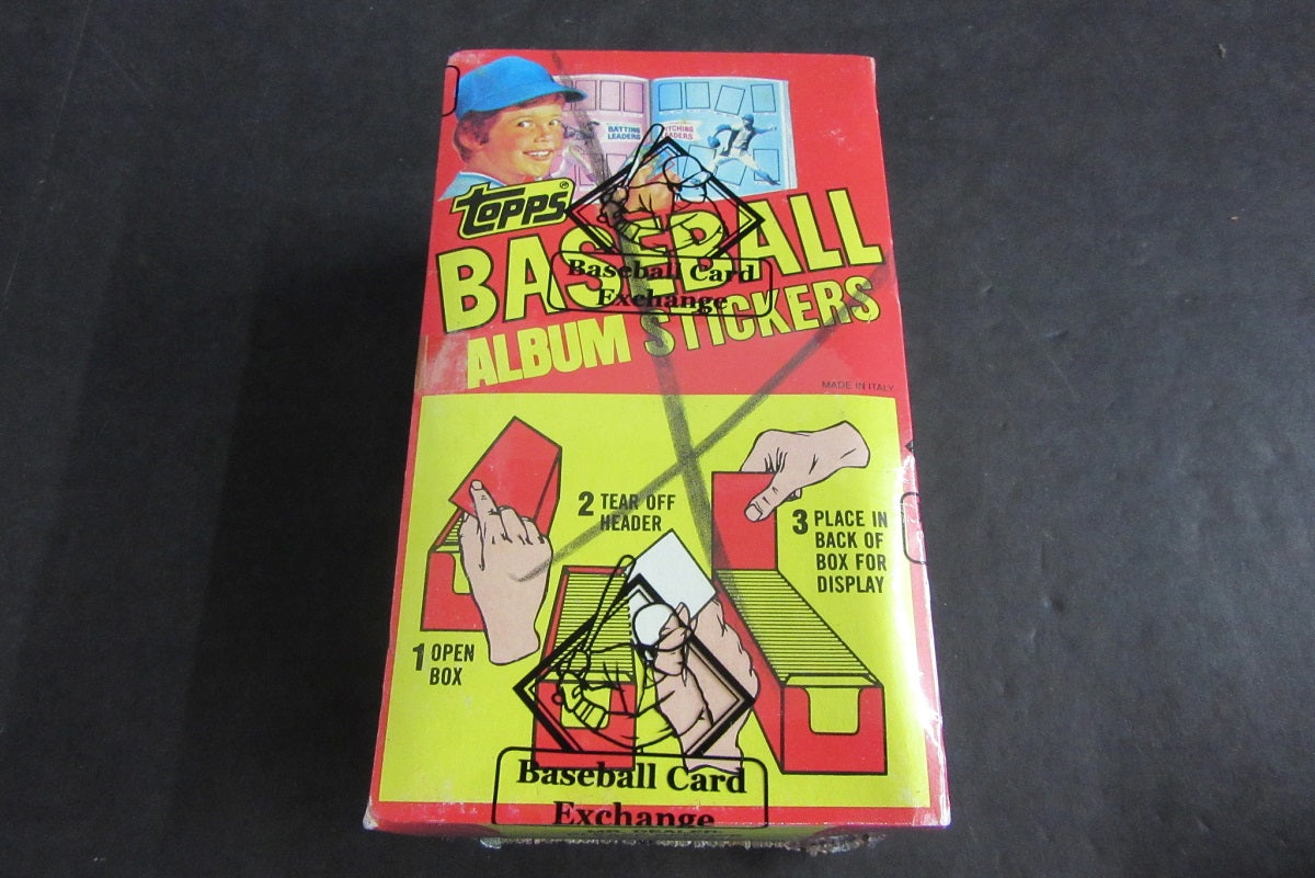 1982 Topps Baseball Album Stickers Unopened Box (BBCE)