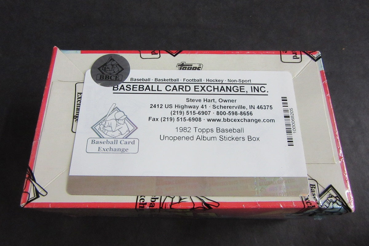 1982 Topps Baseball Album Stickers Unopened Box (BBCE)