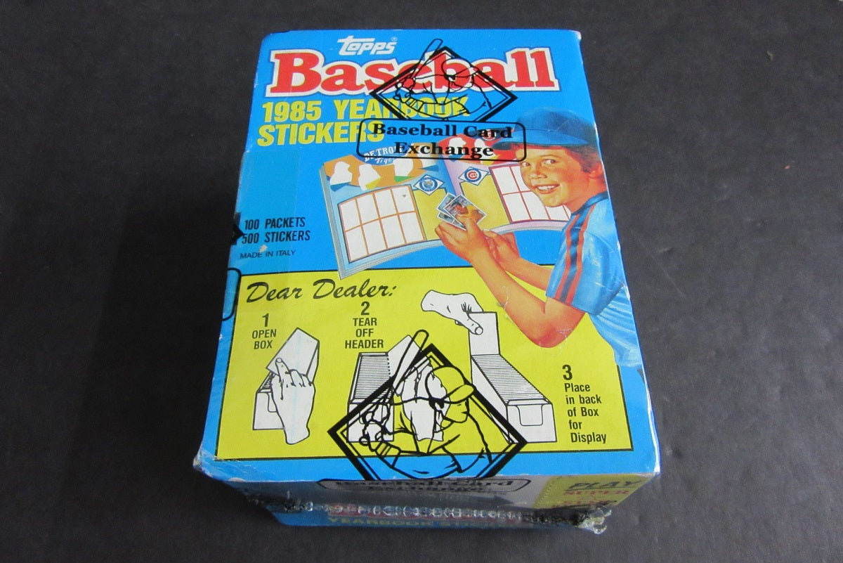 1985 Topps Baseball Album Stickers Unopened Box (BBCE)