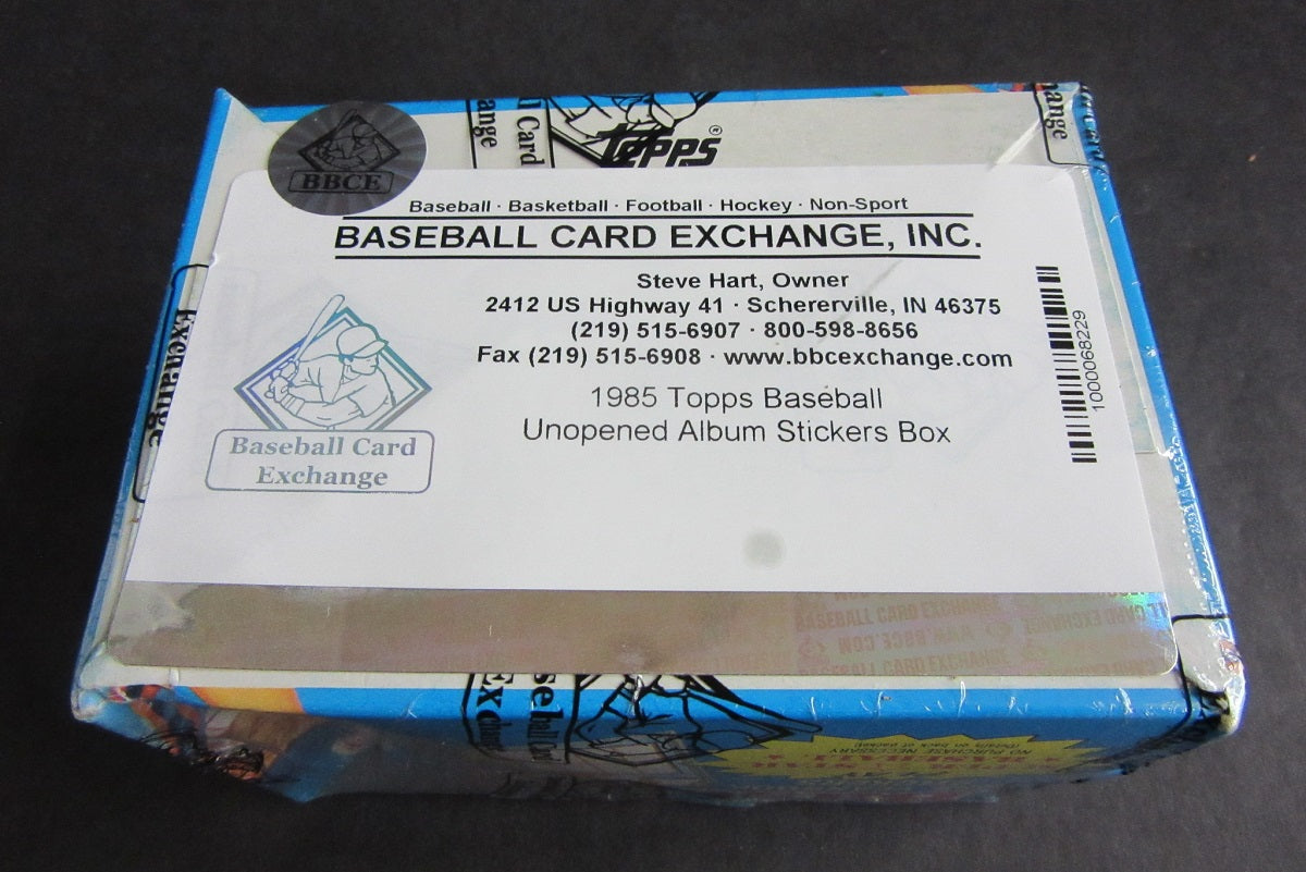 1985 Topps Baseball Album Stickers Unopened Box (BBCE)