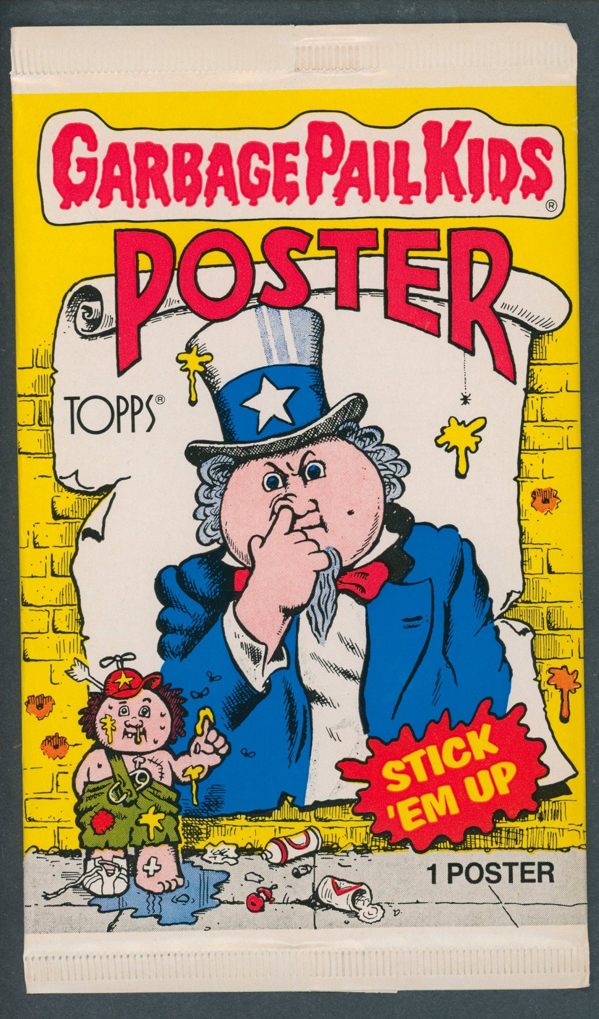 1986 Topps Garbage Pail Kids Posters Unopened Wax Pack