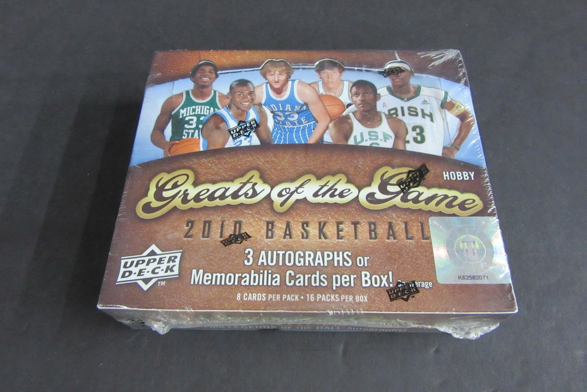 2009/10 Upper Deck Greats of the Game Basketball Box (Hobby)