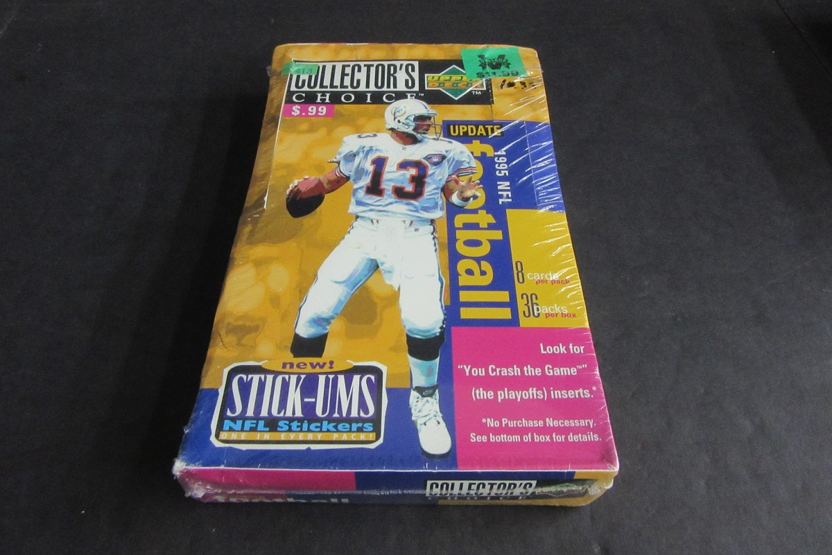 1995 Upper Deck Collector's Choice Football Update Box (Retail) (36/8)