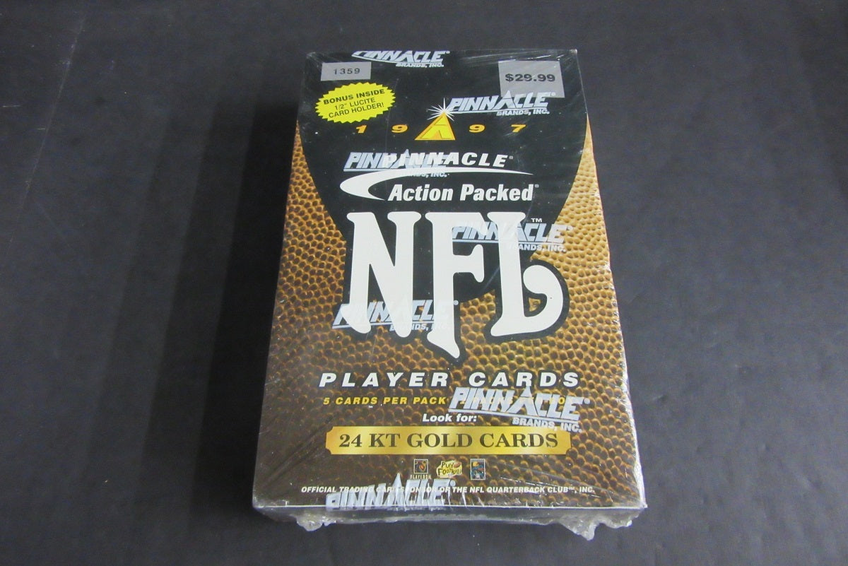 1997 Pinnacle Action Packed Football Blaster Box (12/5)