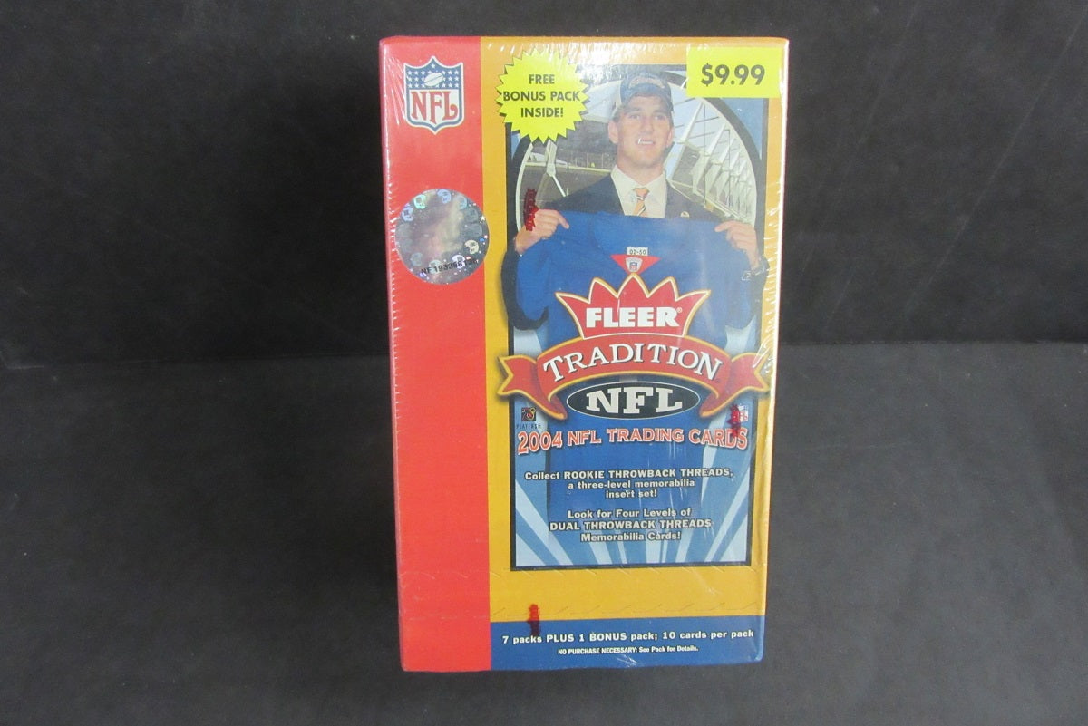 2004 Fleer Tradition Football Blaster Box (8/10)