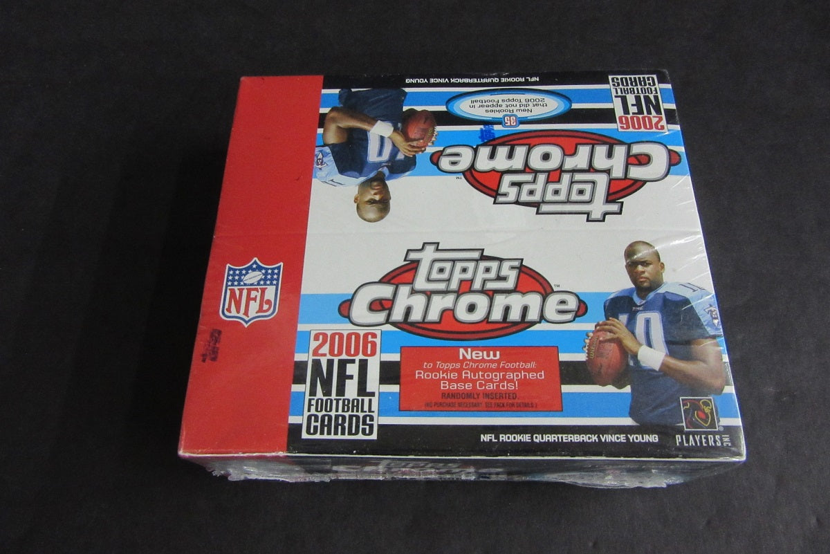 2006 Topps Chrome Football Box (Retail) (24/4)