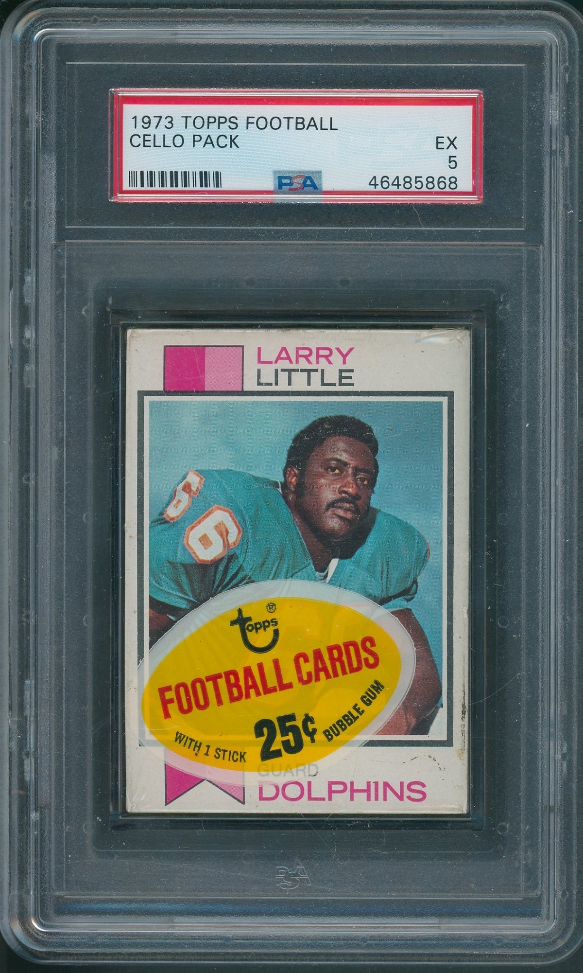 1973 Topps Football Cello Unopened Cello Pack PSA 5 *5868 (Read)