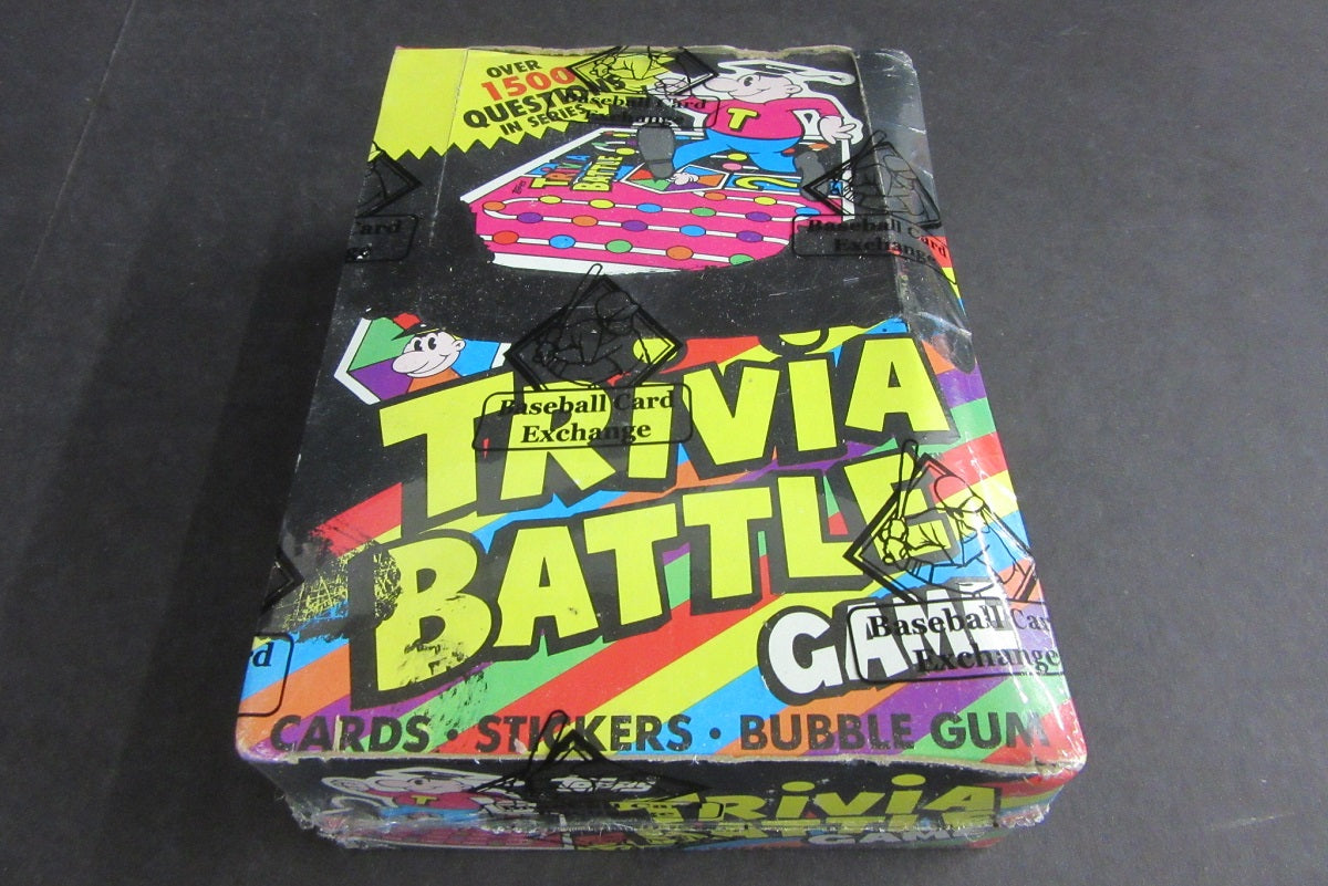 1984 Topps Trivia Battle Unopened Wax Box (BBCE) (X-Out)