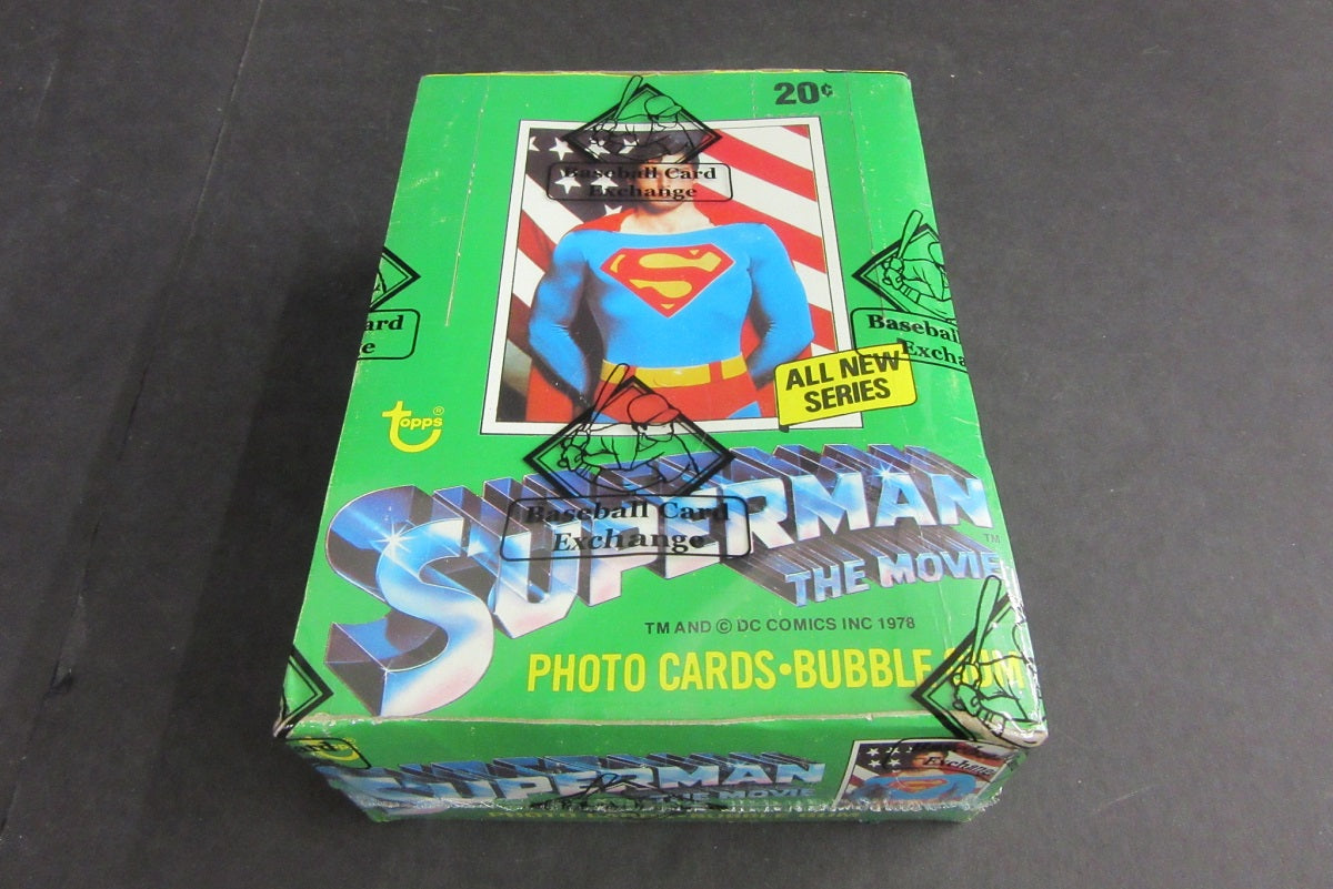 1978 Topps Superman The Movie Unopened Series 2 Wax Box (BBCE)