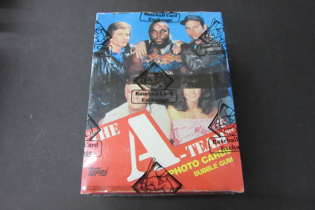 1983 Topps A-Team Unopened Wax Box (BBCE) (X-Out)