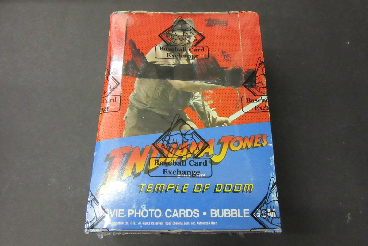 1984 Topps Indiana Jones Temple Doom Unopened Wax Box (BBCE) (X-Out)