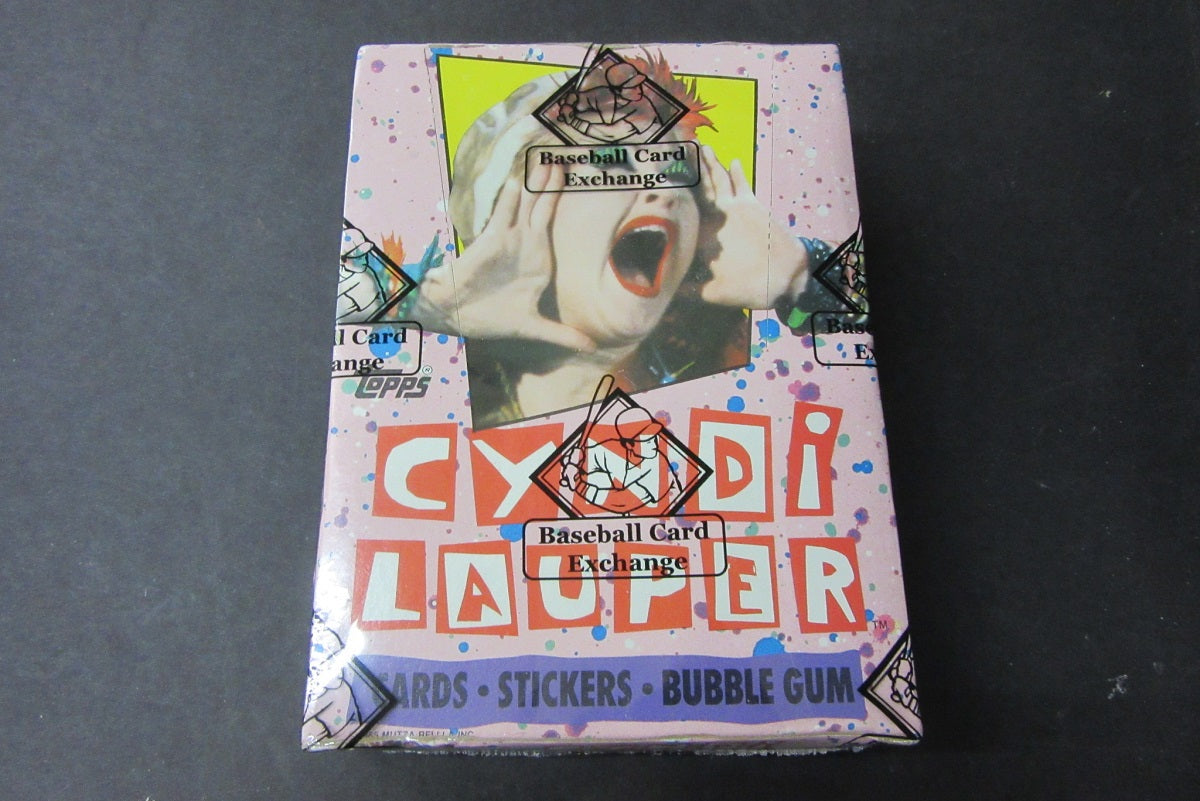 1985 Topps Cyndi Lauper Unopened Wax Box (BBCE)