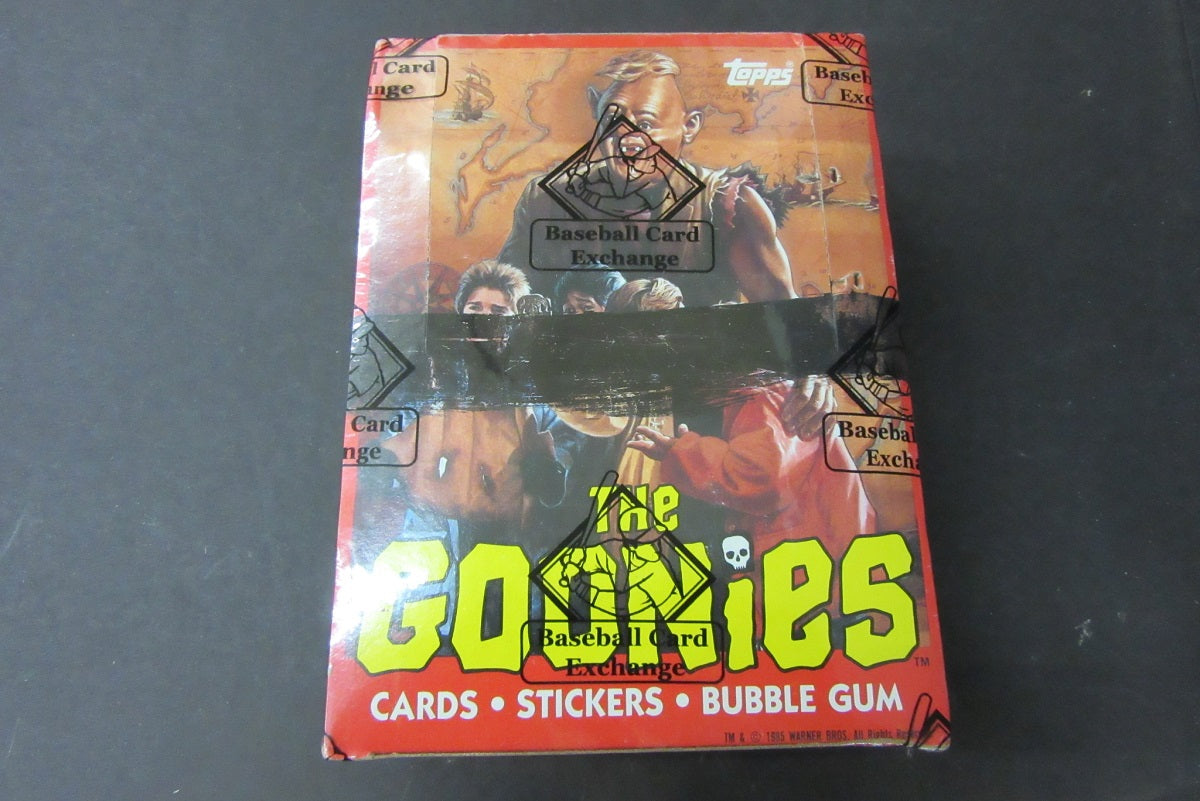 1985 Topps The Goonies Unopened Wax Box (BBCE) (X-Out)