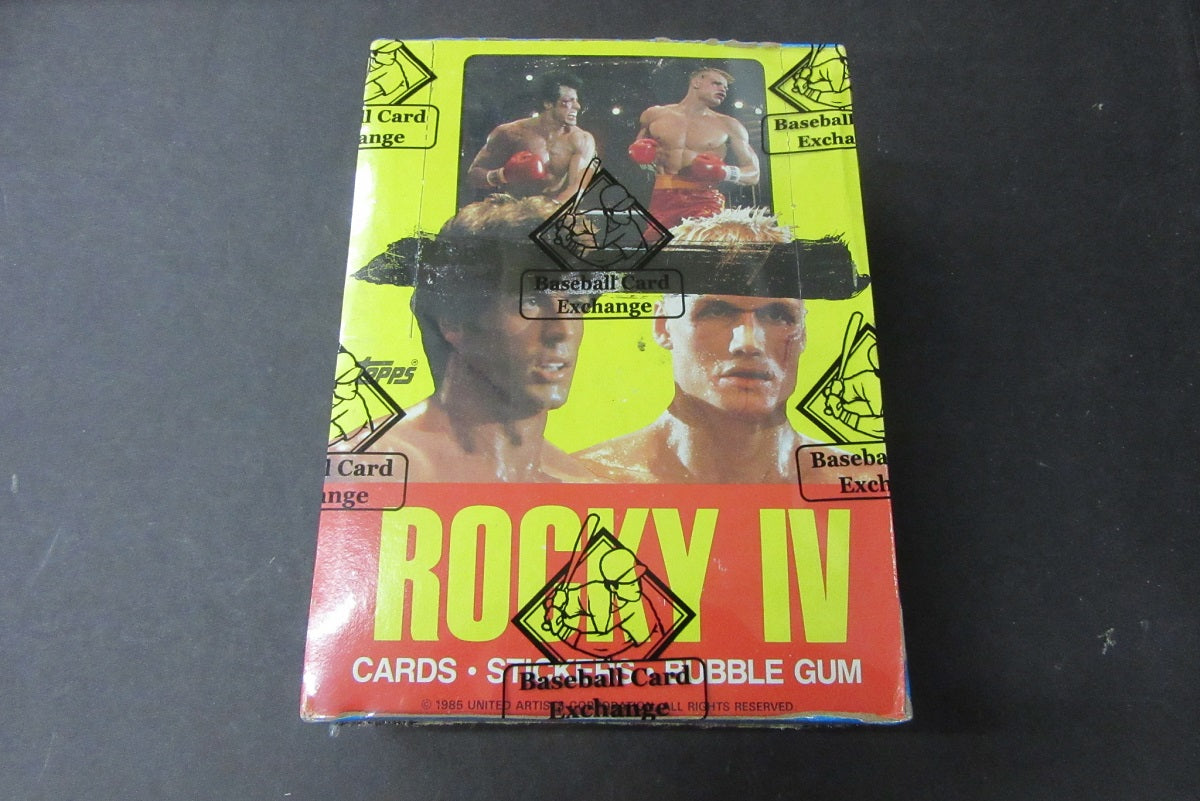 1985 Topps Rocky IV Unopened Wax Box (BBCE) (X-Out)