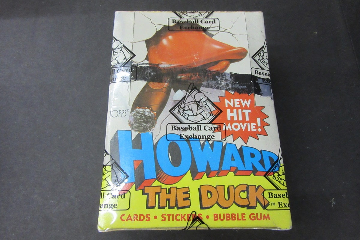 1986 Topps Howard The Duck Unopened Wax Box (BBCE) (X-Out)