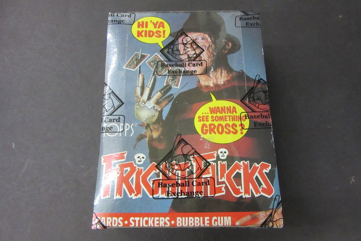 1988 Topps Fright Flicks Unopened Wax Box (BBCE)