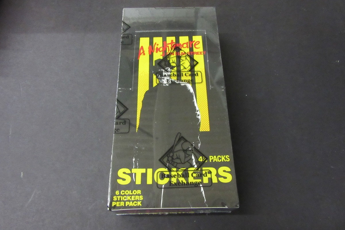 1988 Comic Images Nightmare On Elm Street Unopened Stickers Box (BBCE)