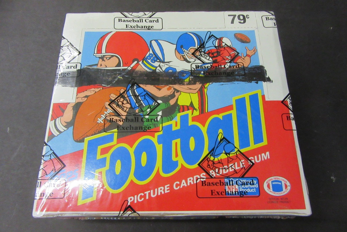 1988 Topps Football Unopened Cello Box (BBCE) (X-Out)