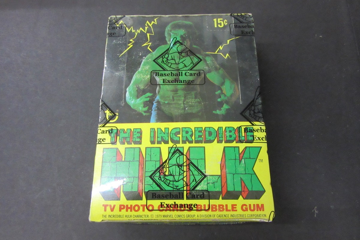 1979 Topps The Incredible Hulk Unopened Wax Box (BBCE)