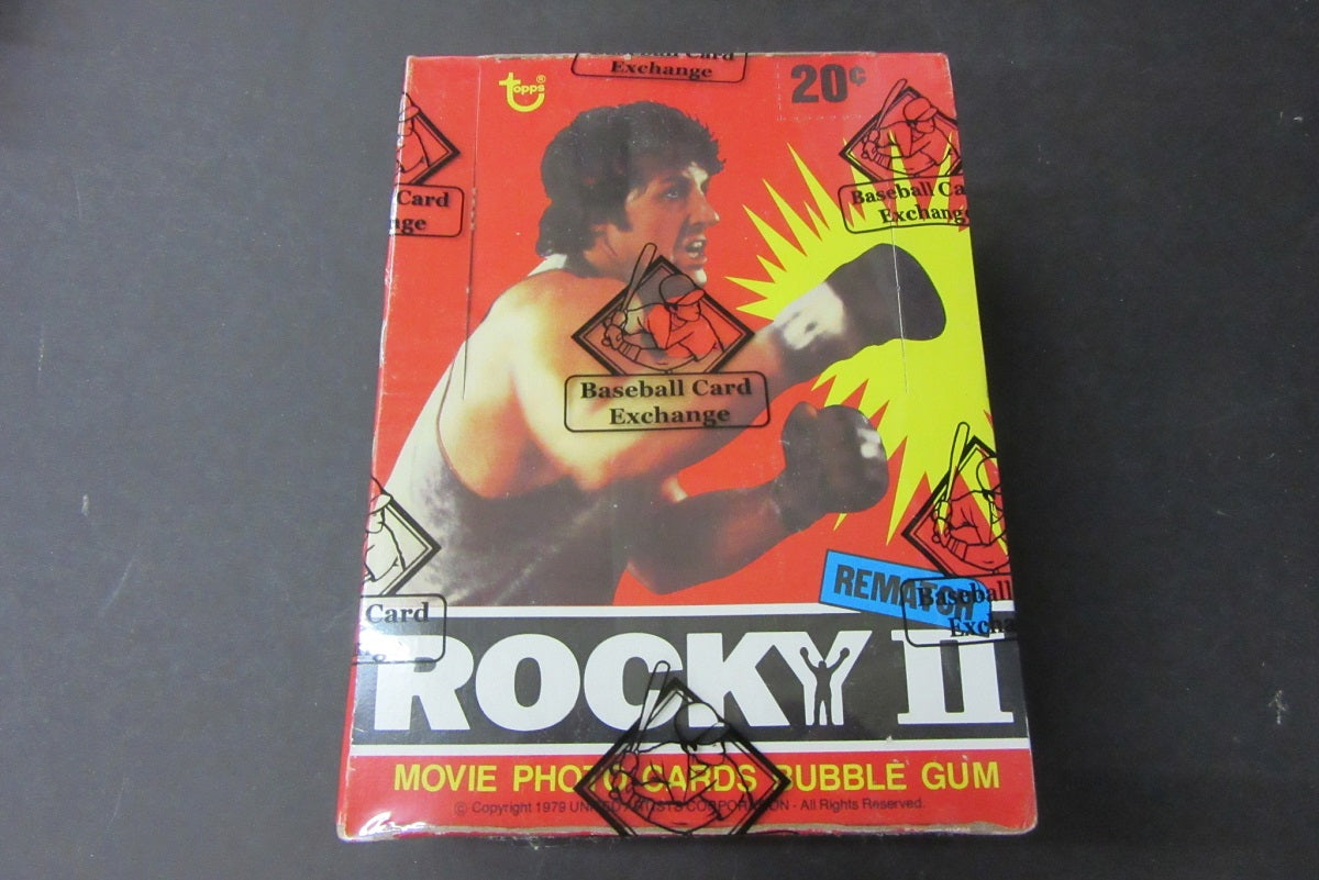 1979 Topps Rocky II Unopened Wax Box (BBCE)