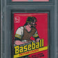 1978 Topps Baseball Unopened Wax Pack PSA 8