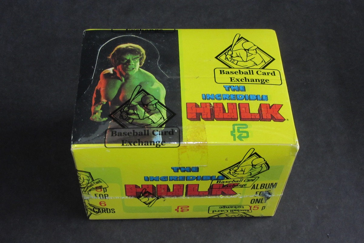 1979 F.K.S. The Incredible Hulk Unopened Stickers Box (BBCE)