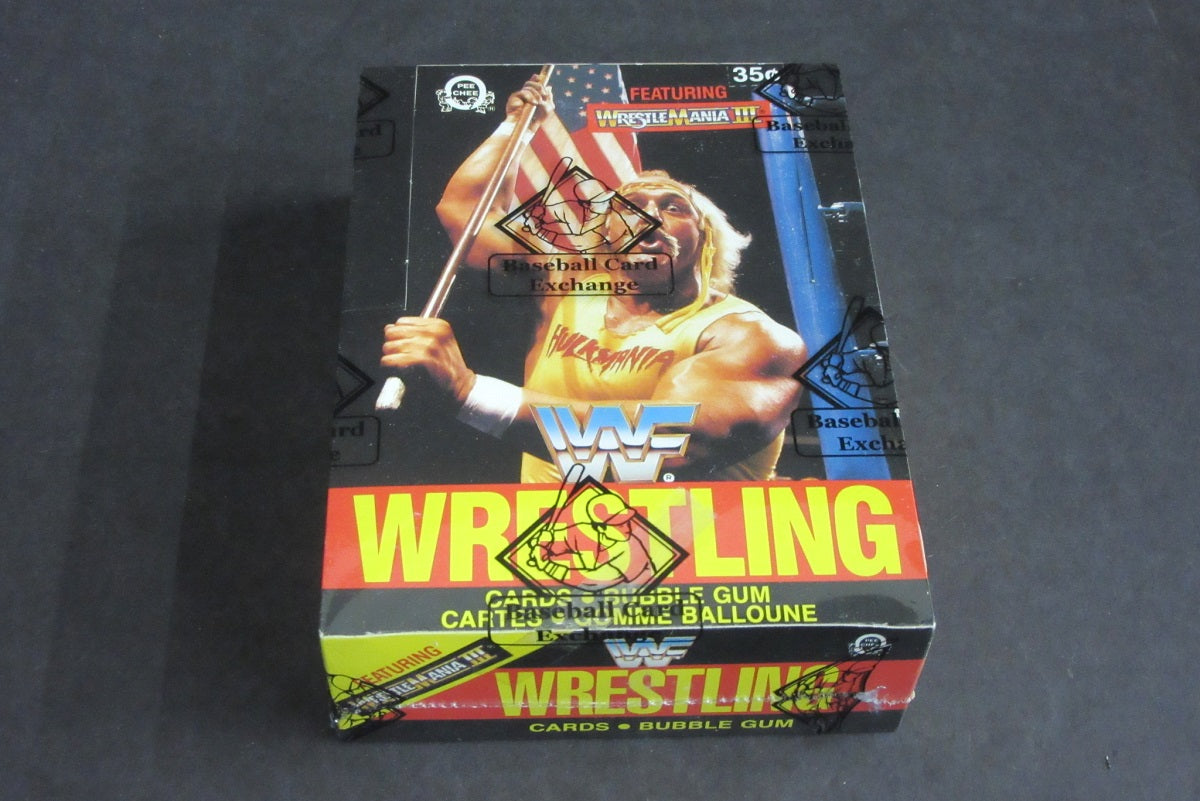 1987 OPC O-Pee-Chee WWF Wrestling Unopened Wax Box (BBCE)