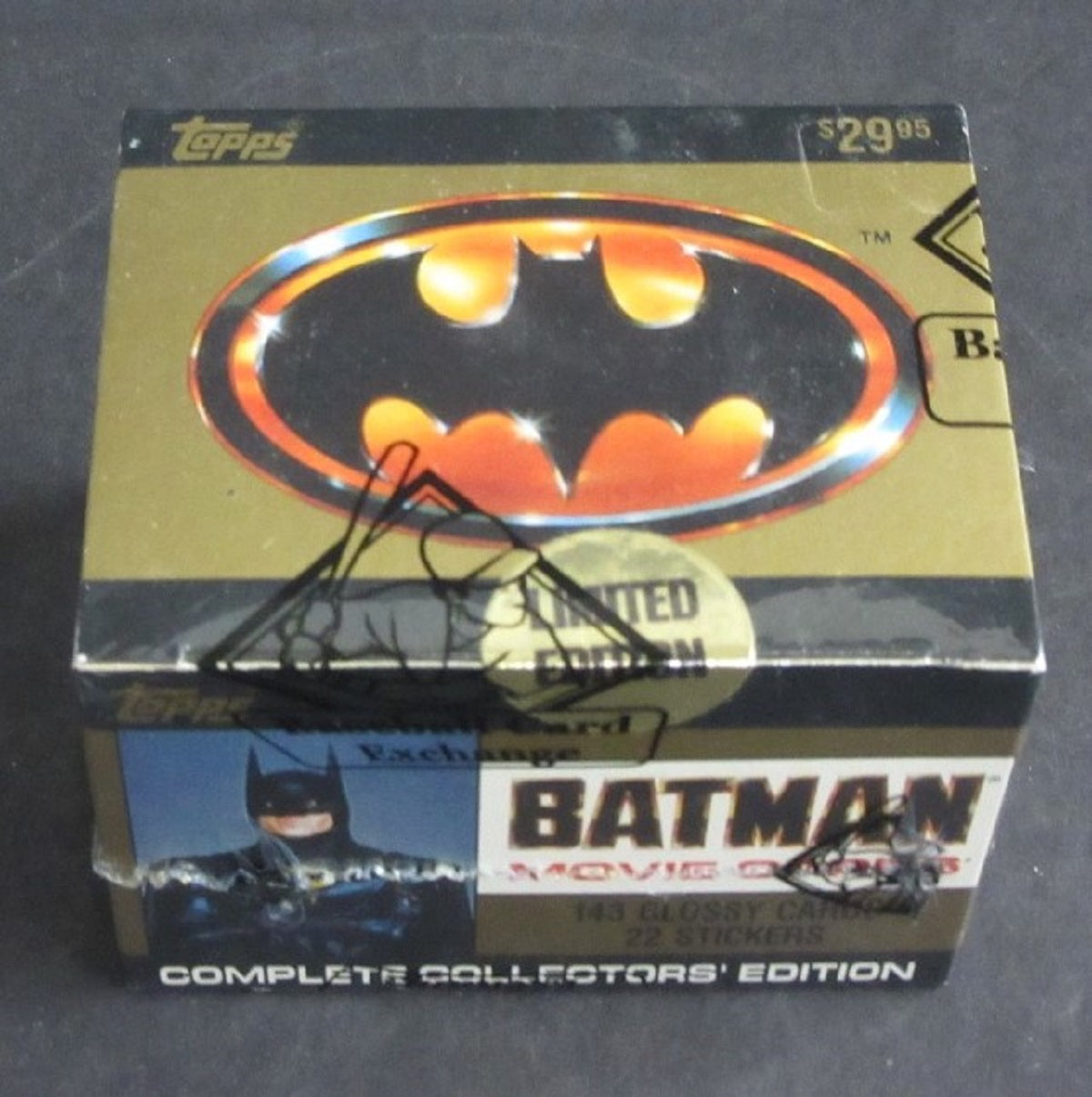 1989 Topps Batman Movie Cards Edition Factory Set (BBCE) (Tape)