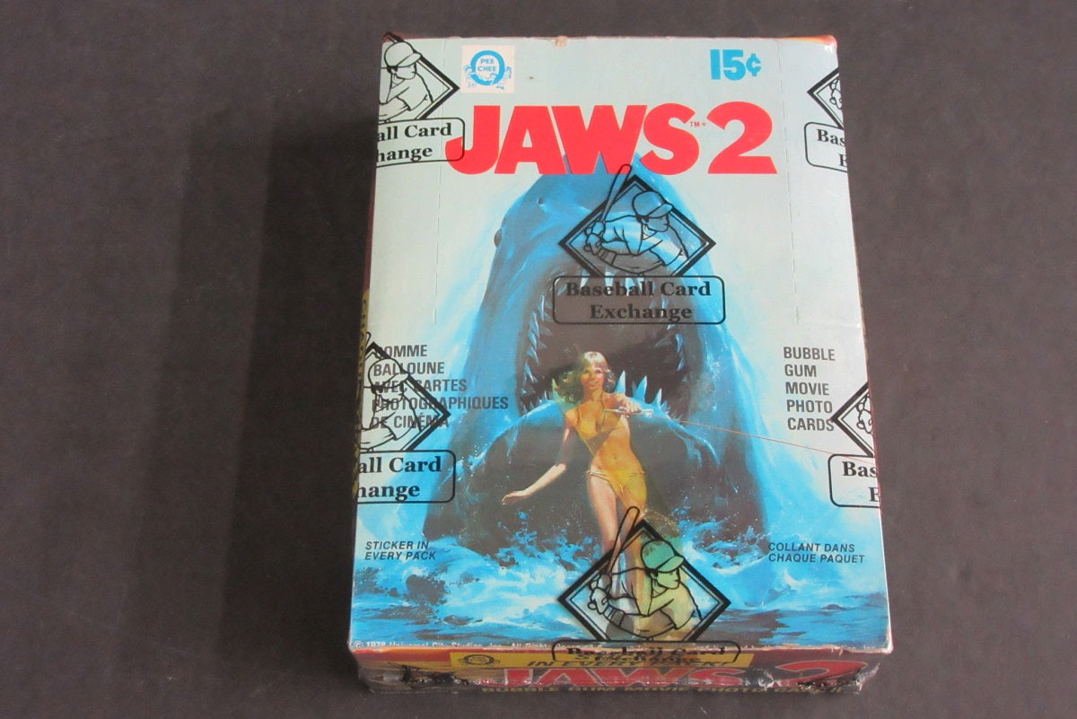 1978 OPC O-Pee-Chee Jaws 2 Unopened Wax Box (Tape) (BBCE)