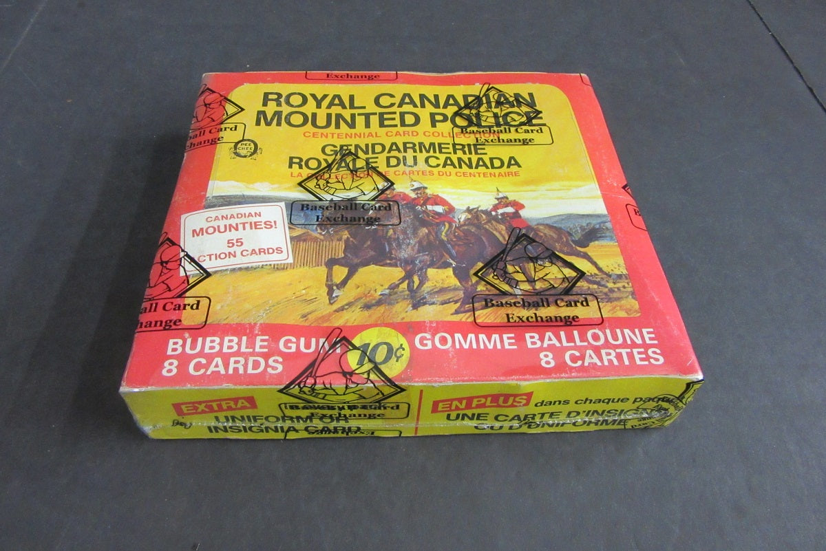 1974 OPC O-Pee-Chee Royal Canadian Mounted Police Unopened Wax Box (BBCE)