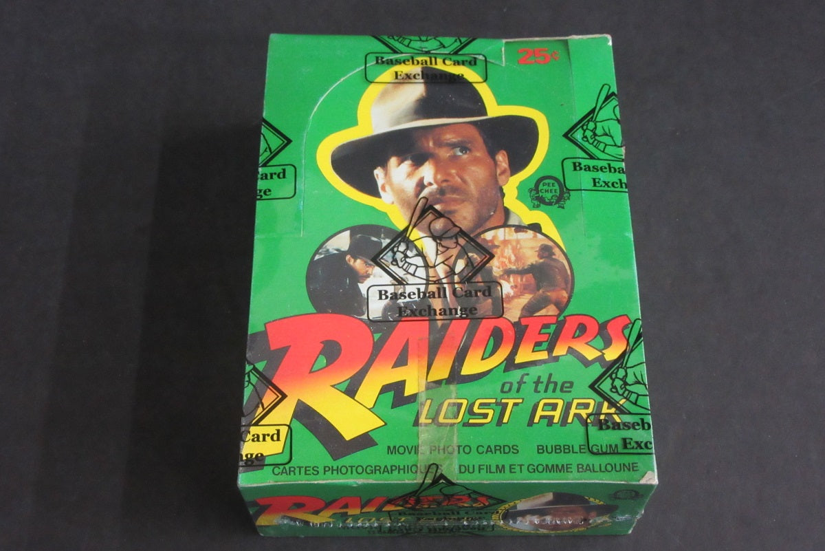 1981 OPC O-Pee-Chee Raiders Of The Lost Ark Unopened Wax Box (Tape) (BBCE)