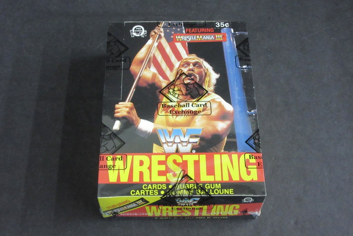 1987 OPC O-Pee-Chee WWF Wrestling Unopened Wax Box (Tape) (BBCE)