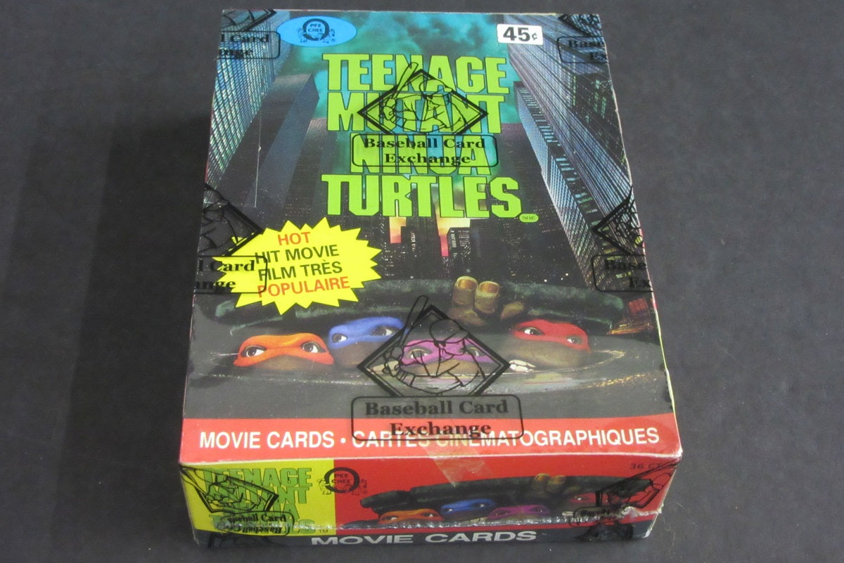 1989 OPC O-Pee-Chee TMNT Teenage Mutant Ninja Turtles Unopened Wax Box (Tape) (BBCE)