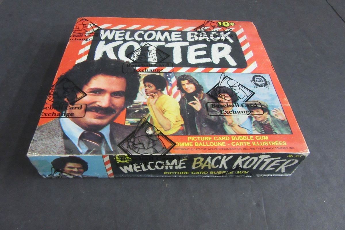1976 OPC O-Pee-Chee Welcome Back Kotter Unopened Wax Box (BBCE)