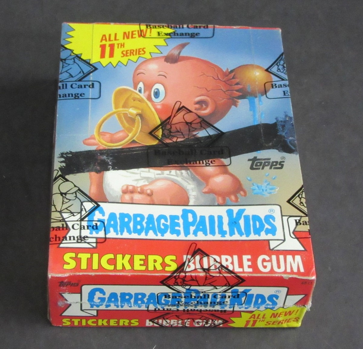 1987 Topps Garbage Pail Kids Series 11 Unopened Wax Box (w/ price) (X-Out) (BBCE)