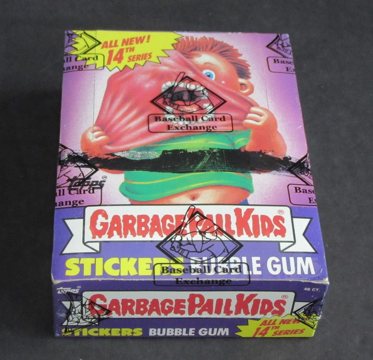 1988 Topps Garbage Pail Kids Series 14 Unopened Wax Box (w/ price) (X-Out) (Poster) (BBCE)